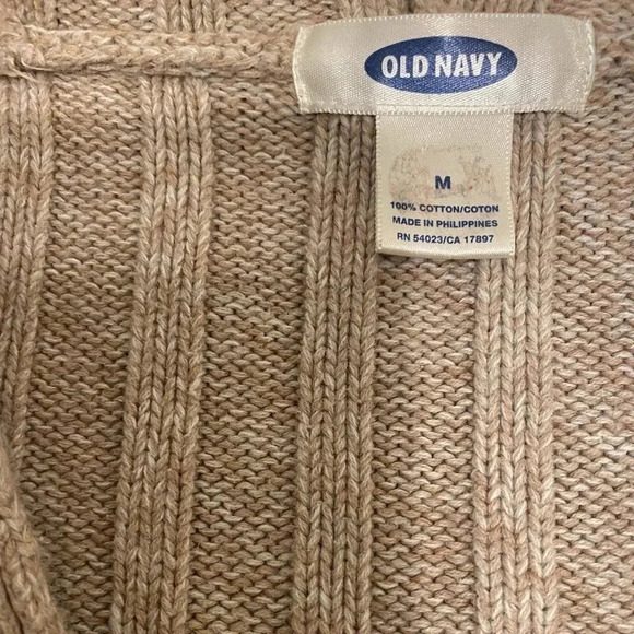 Old Navy Tan V-Neck Sweater - Picture 7 of 8